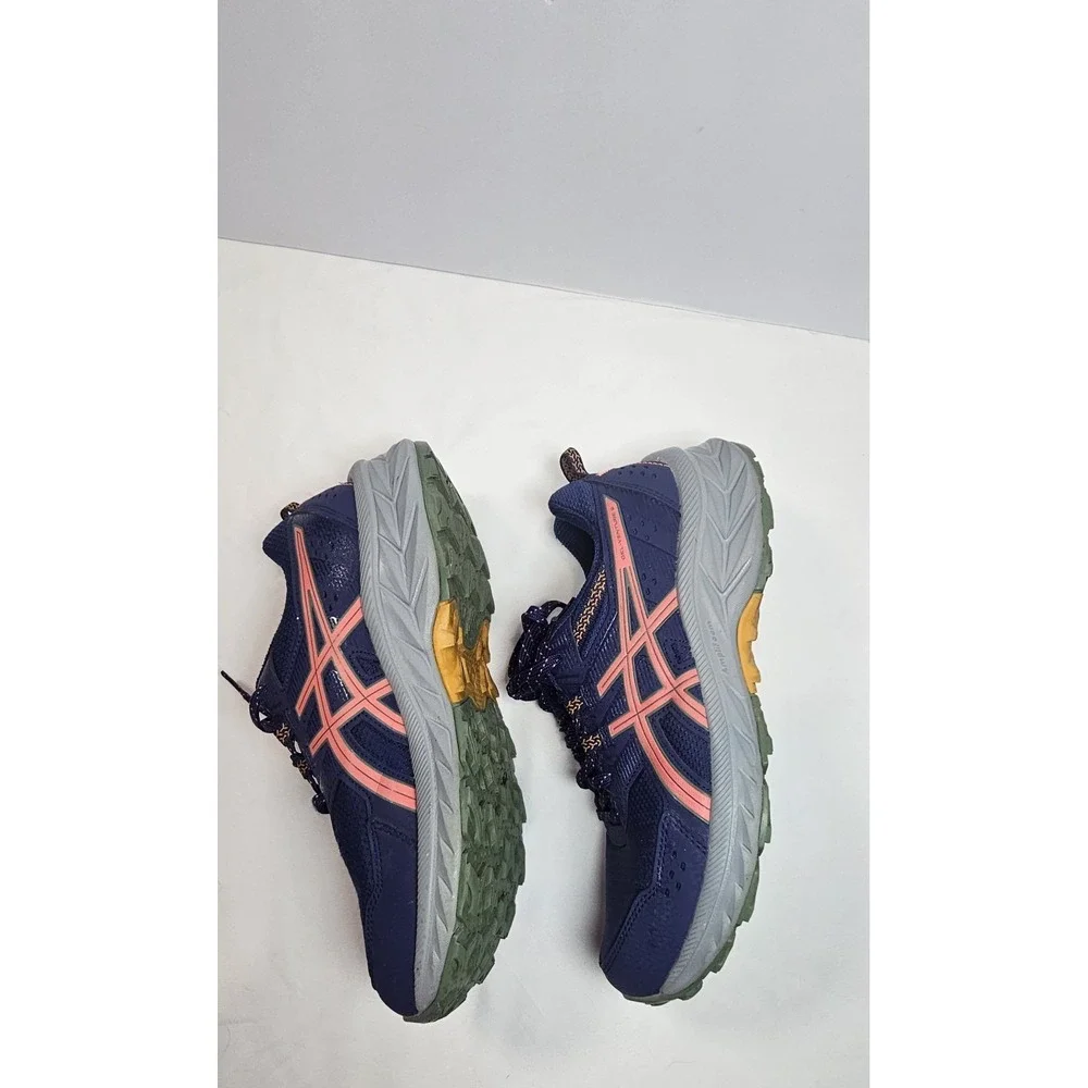 ASICS Gel-Venture 9 Women's sz 8 Trail Running Shoes Wide 1012B314 Indigo Blue‎